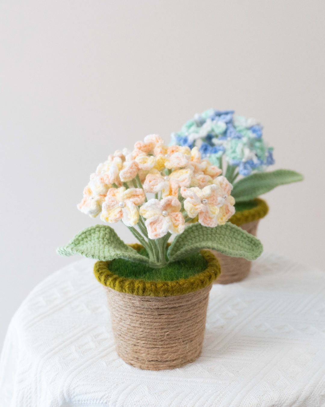 Hydrangea 🌹수국으로 엮은 작은 화분
