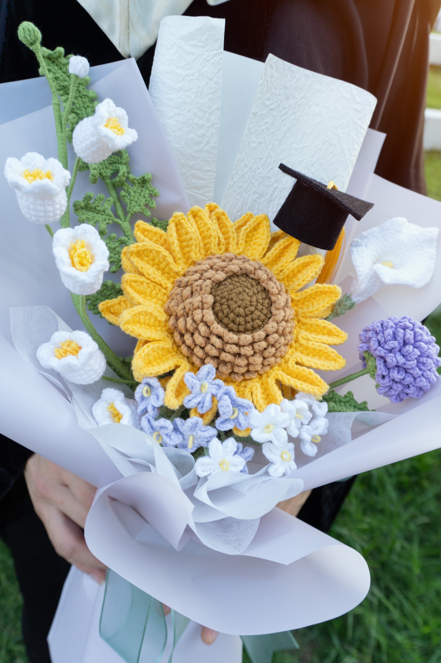 Sunshine of My Life💐해바라기와 은방울꽃 꽃다발.