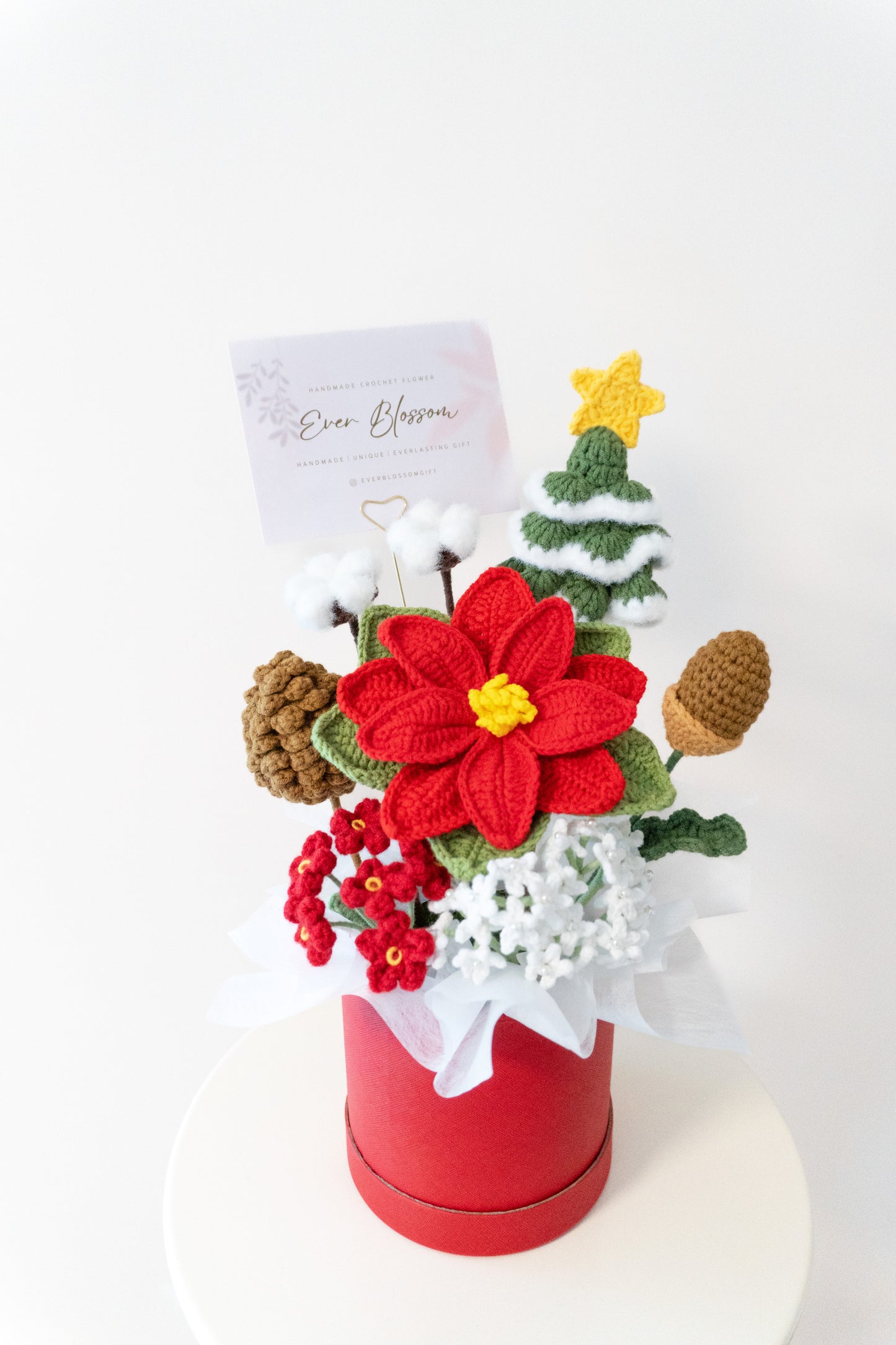 The Christmas Blessings 🎄 Christmas Woven Flower Box