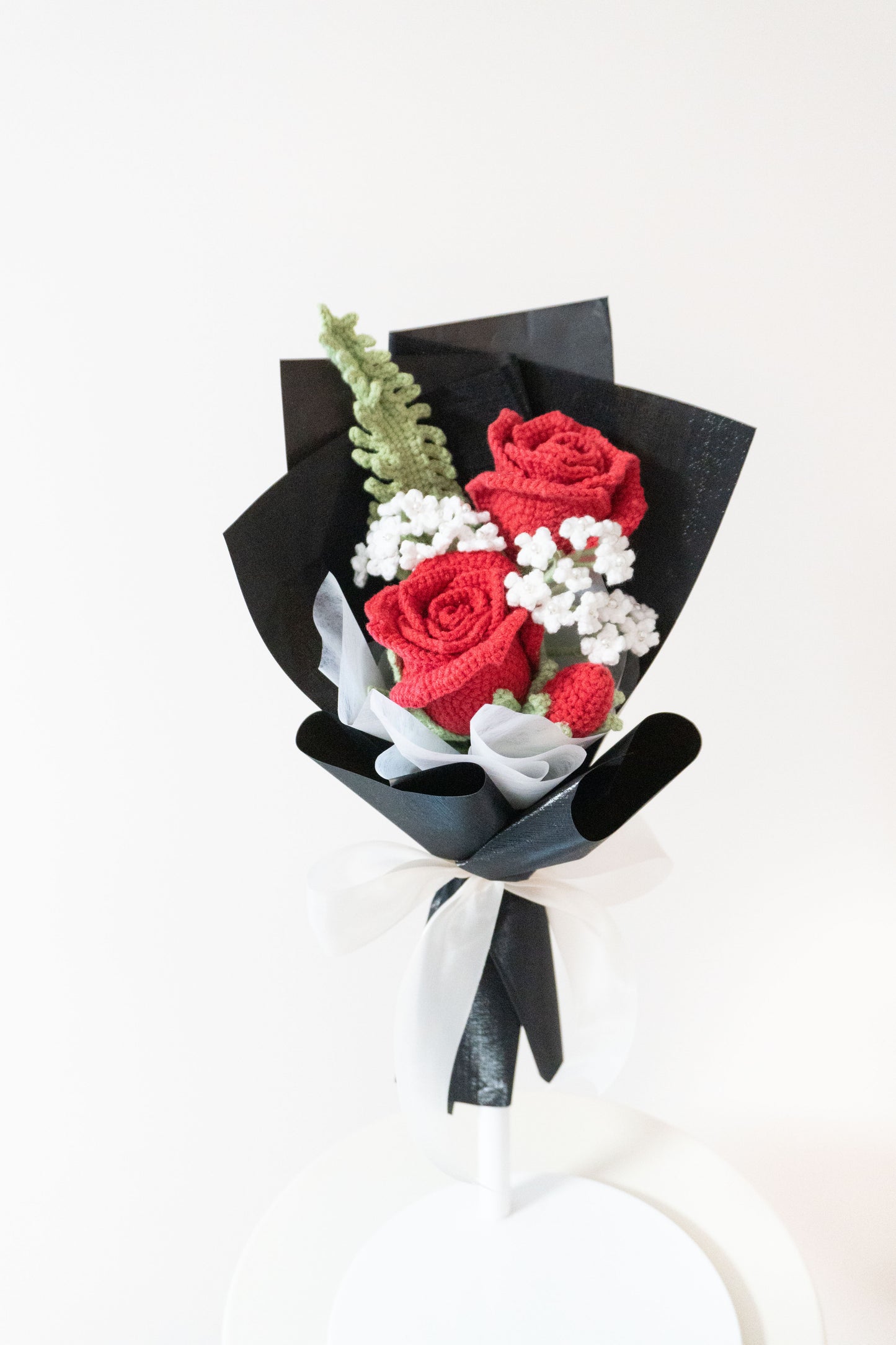 2/3枝裝可混色玫瑰編織花束