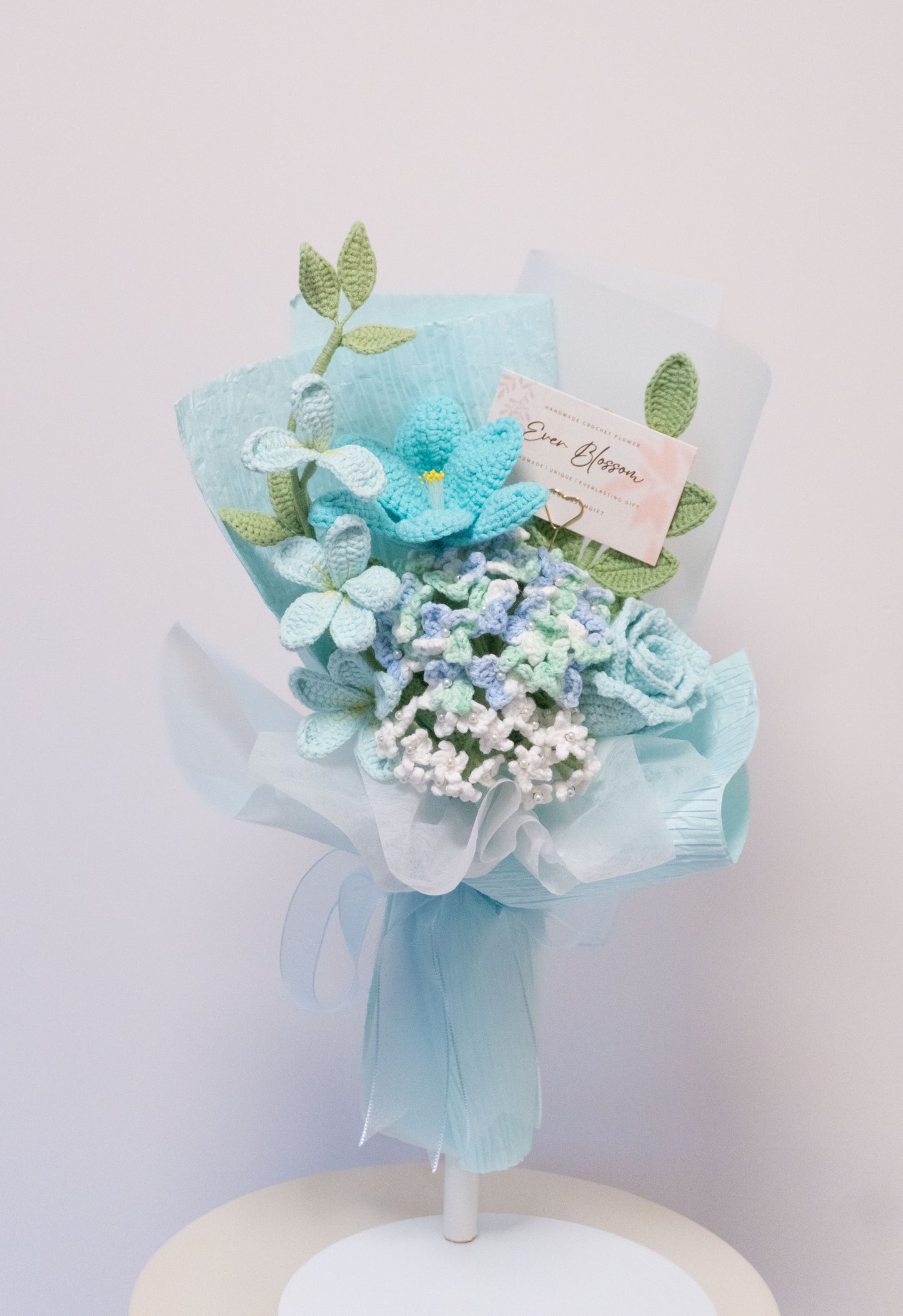 Tiffany(Pink)🌸Blessing Gift: Hydrangeas and Tulips (Blue) - Multiple Colors Available