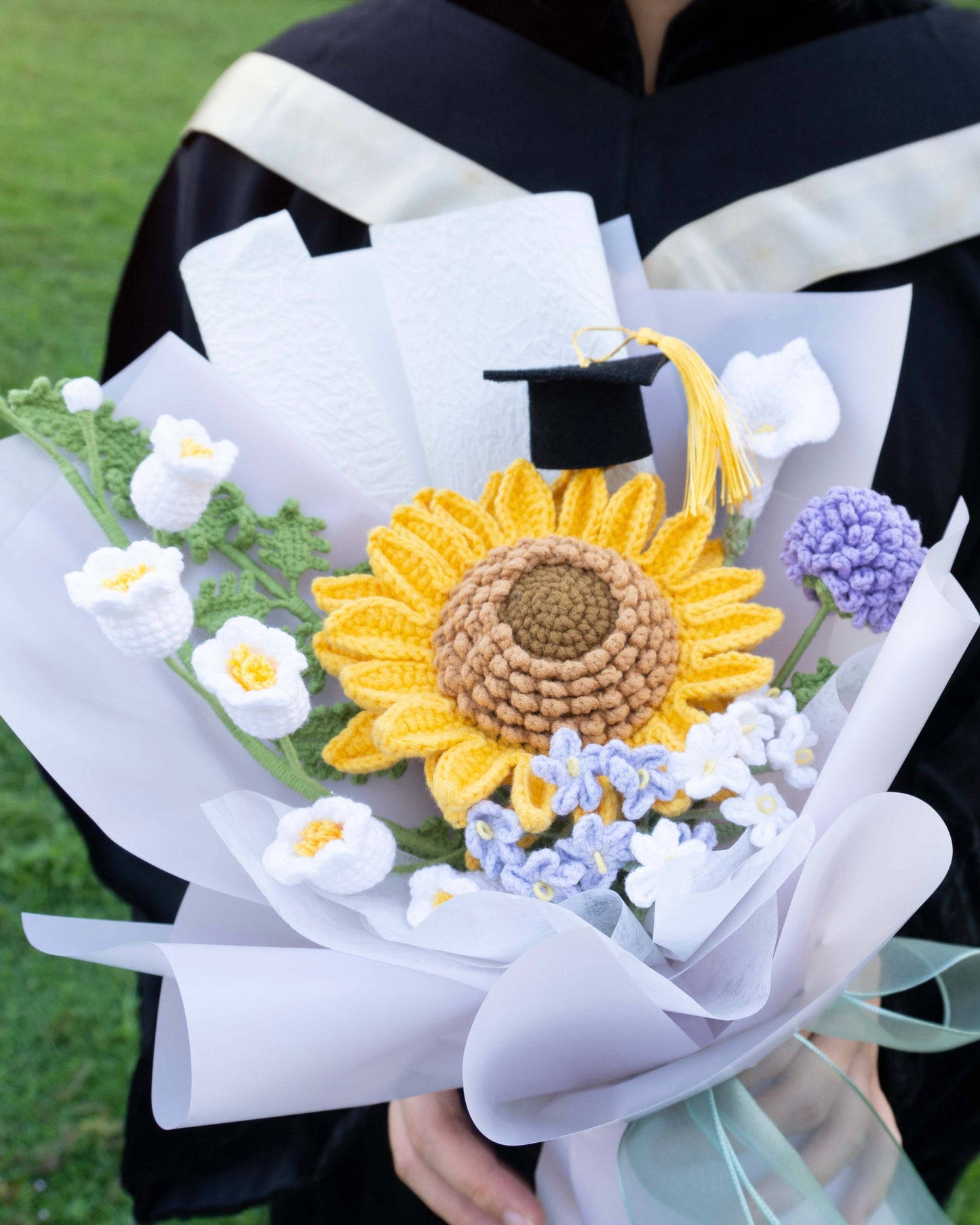 Sunshine of My Life💐해바라기와 은방울꽃 꽃다발.