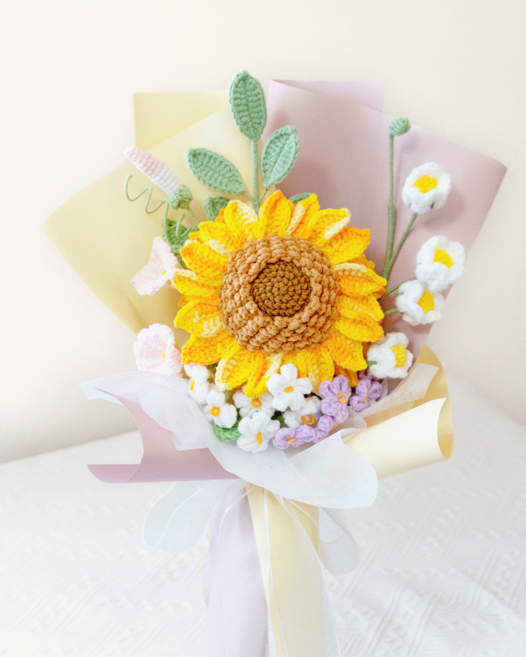 Happiness Under Sunlight💐해바라기, 나팔꽃, 은방울꽃 꽃다발