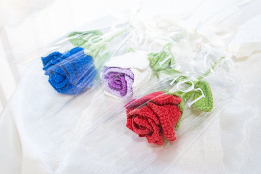 玫瑰-單枝編織花🌹Rosie