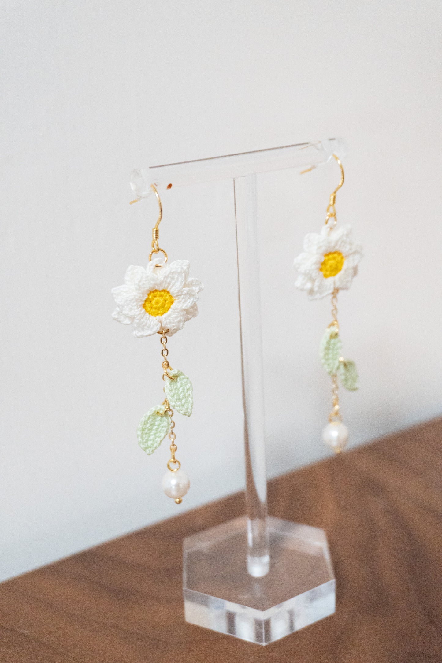 Daisy Earing🌼微勾針織雛菊耳環