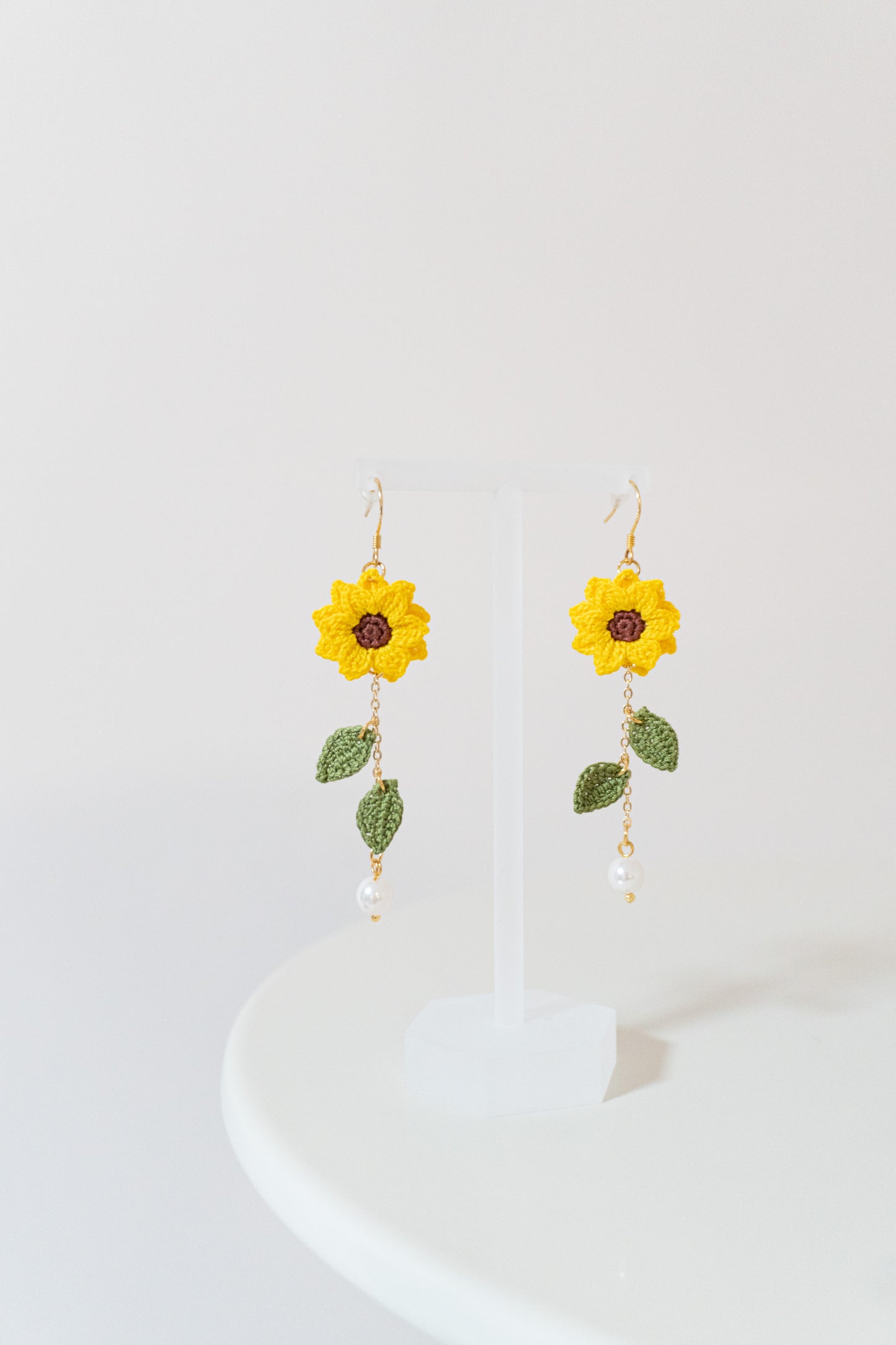 Daisy Earing🌼微勾針織雛菊耳環