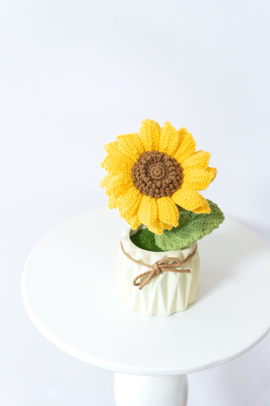 Sunshine🌻編織小雙層向日葵盆裁