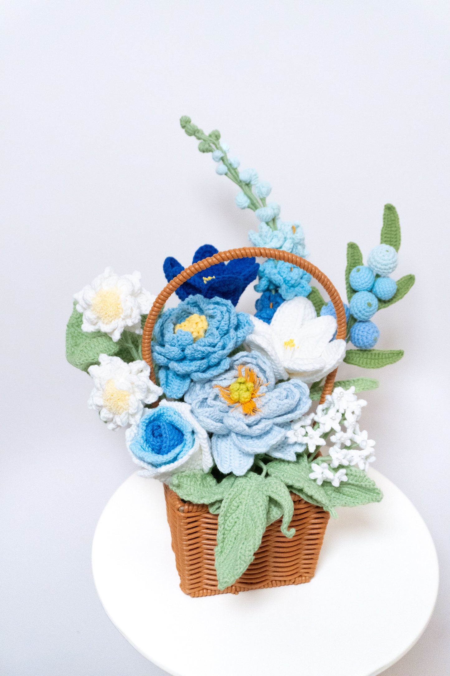 Sunny Skye🌸Sunflower, Rose, Platycodon Woven Flower Basket