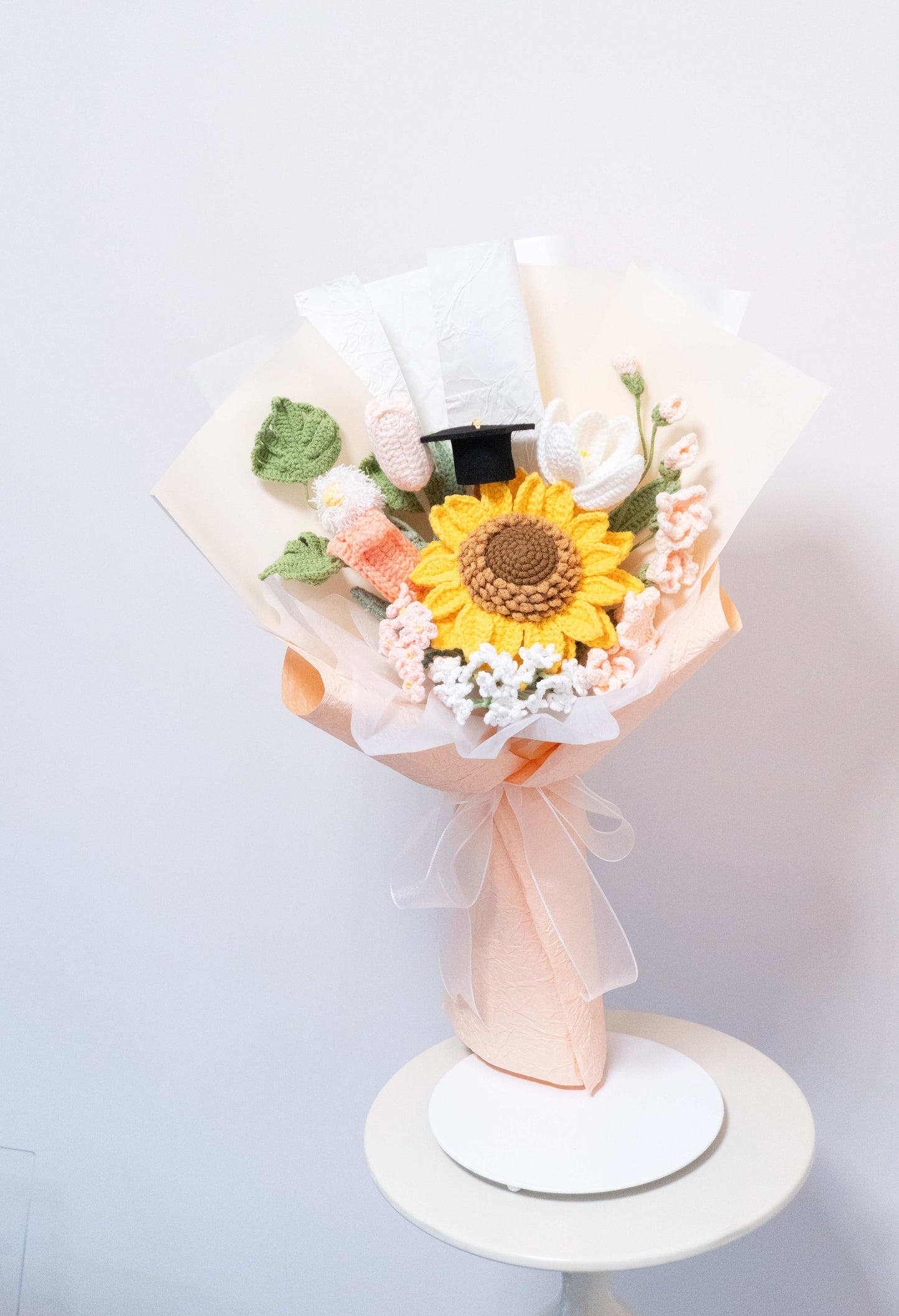 큐피드 우노💐해바라기 튤립 민들레 1개 엮은 꽃다발