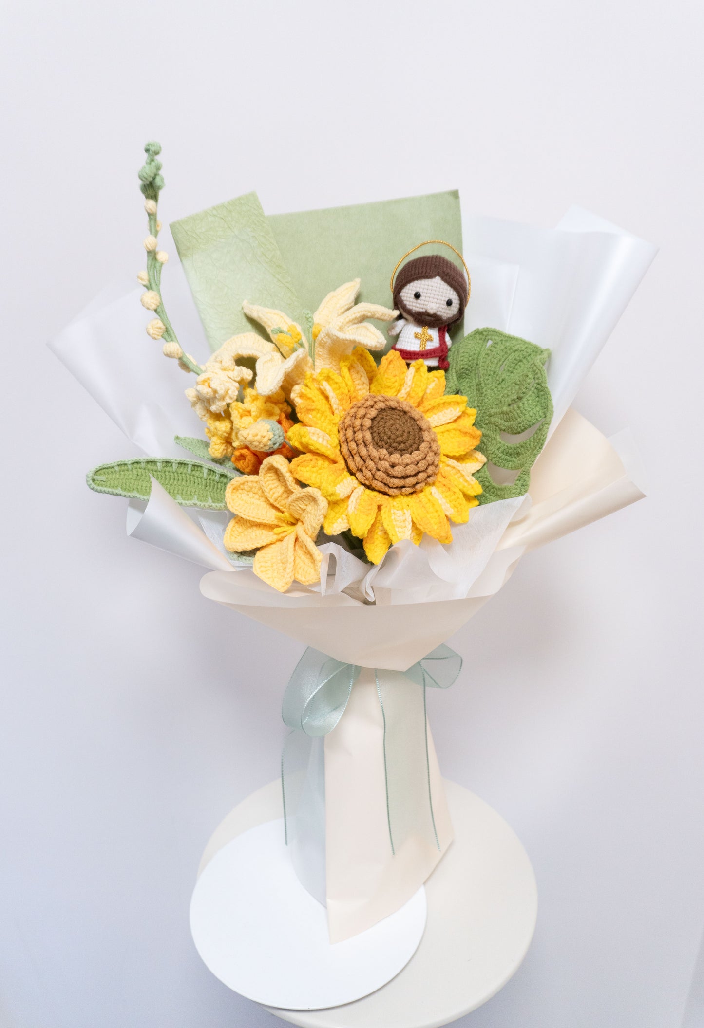 暖色系花束｜向日葵大飛燕百合🌛LUNA