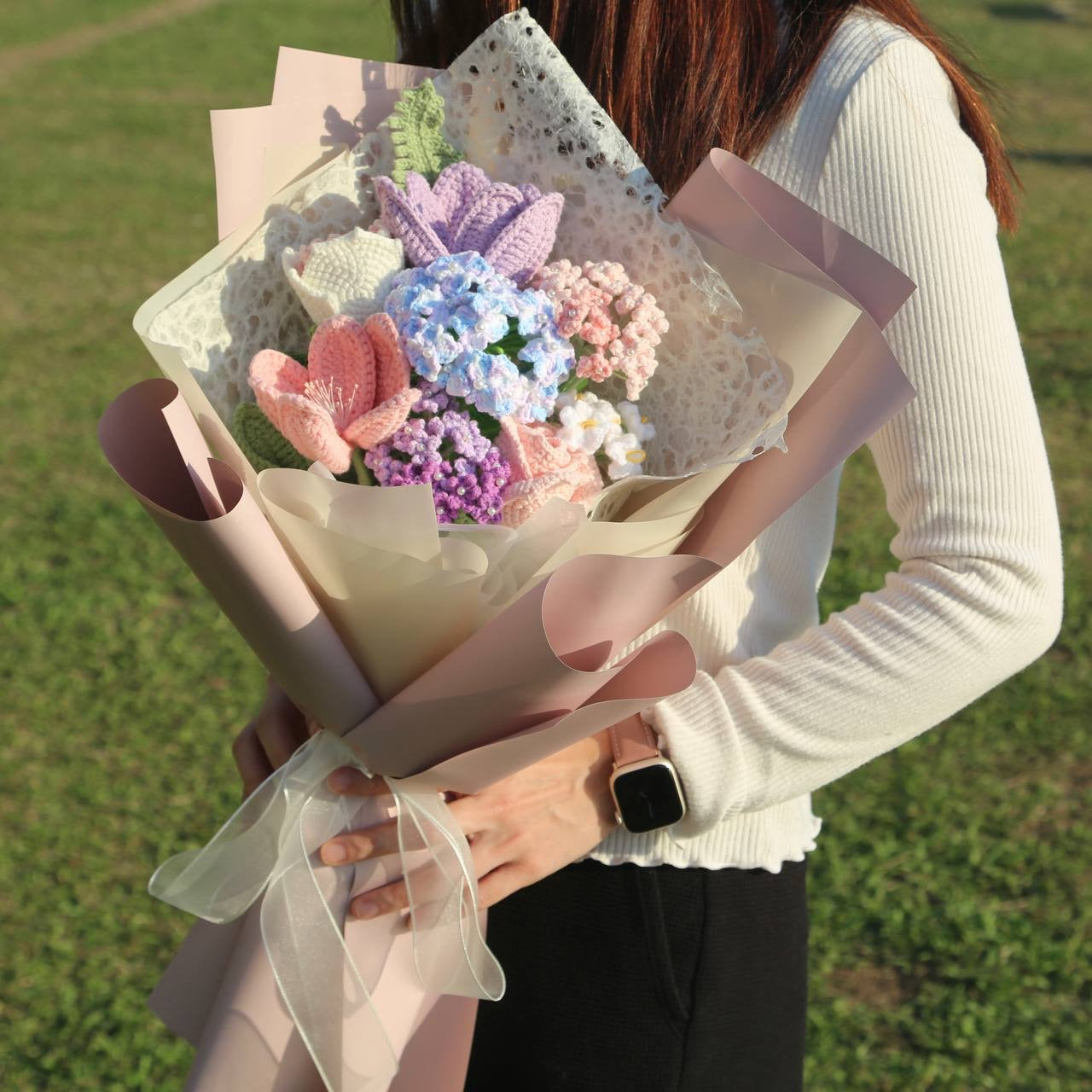 A Sunday Kind of Love💐繡球鬱金香花束