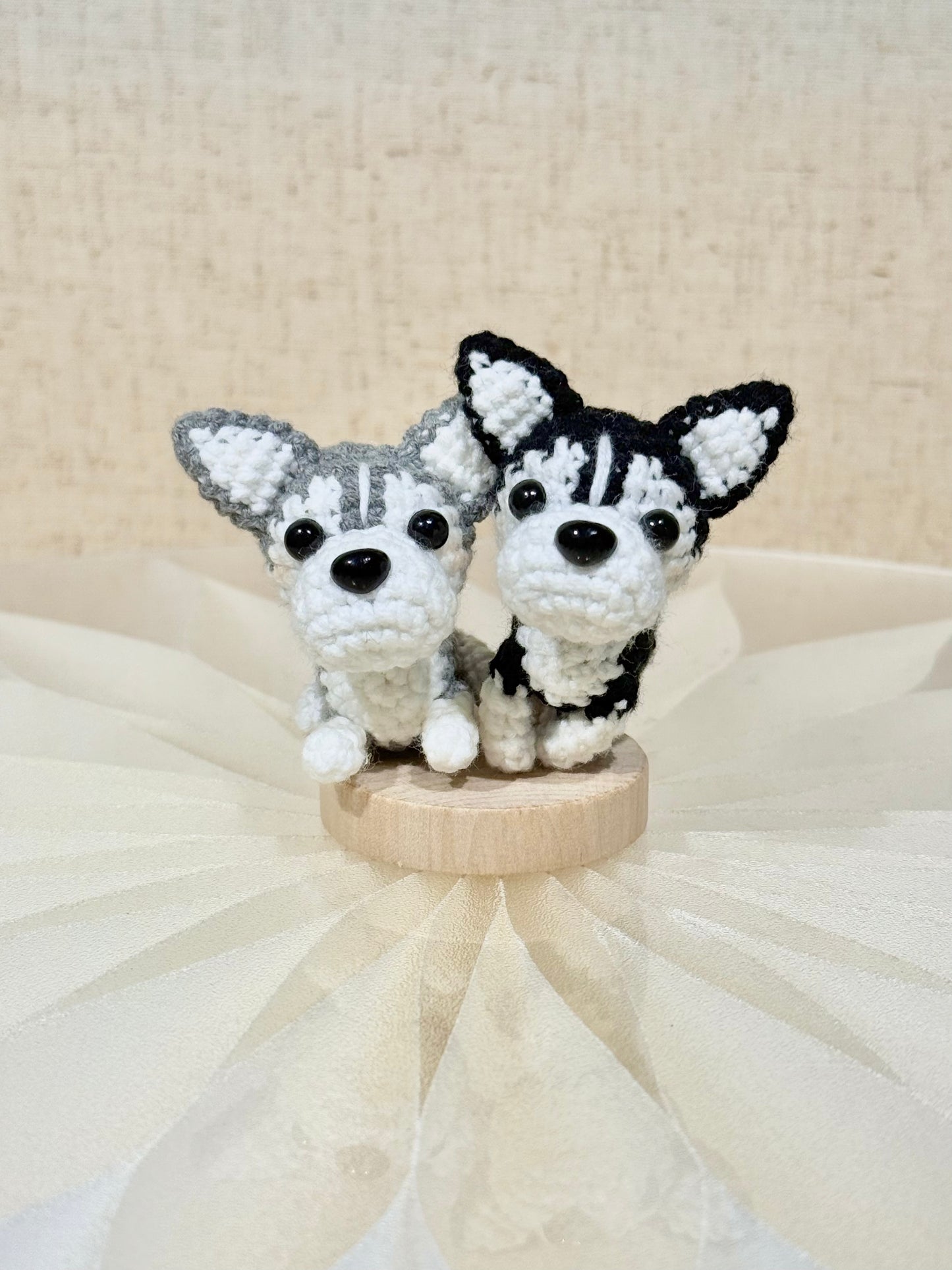 小狗 🐶 編織寵物鎖匙扣小擺件