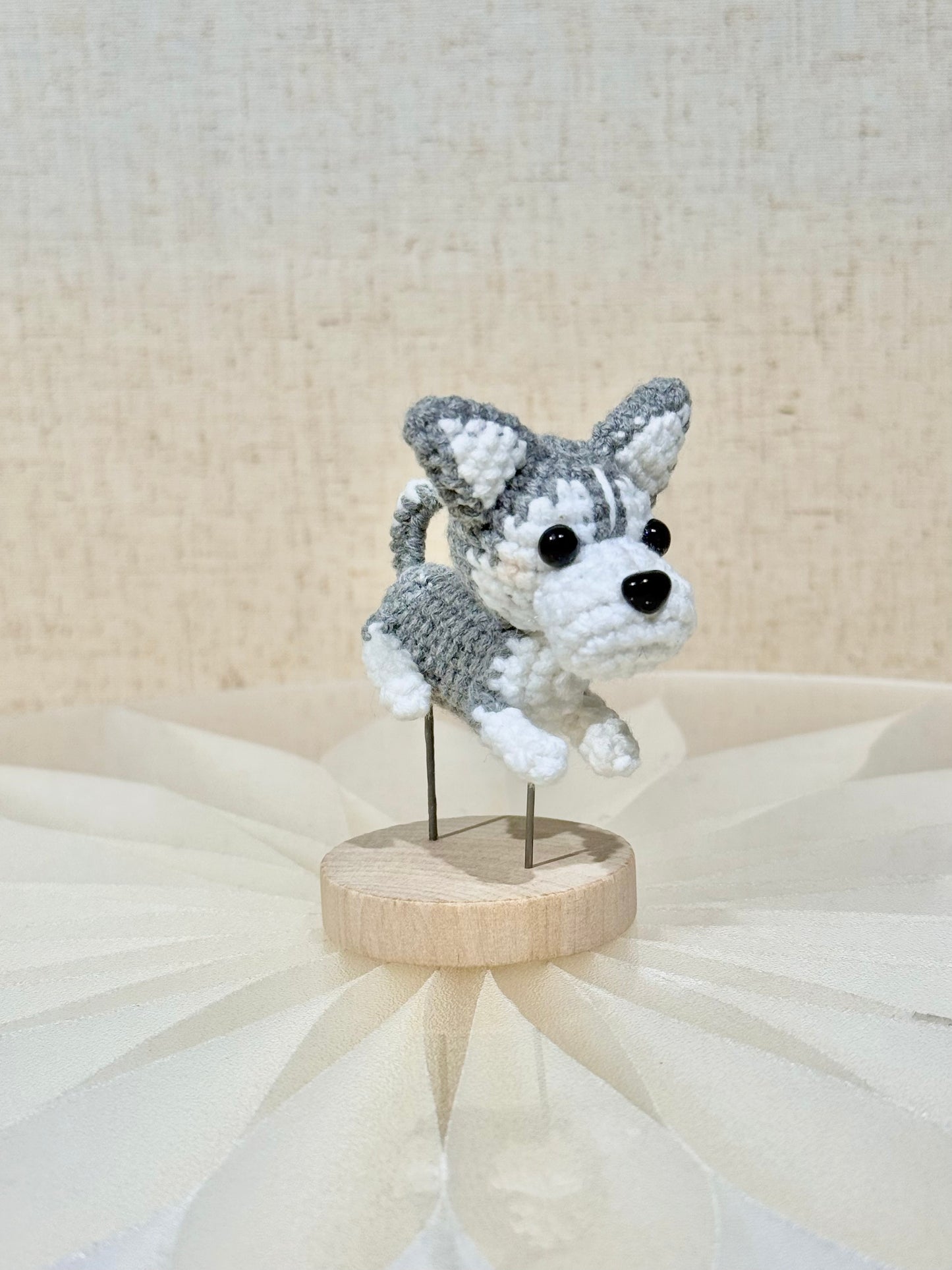 小狗 🐶 編織寵物鎖匙扣小擺件